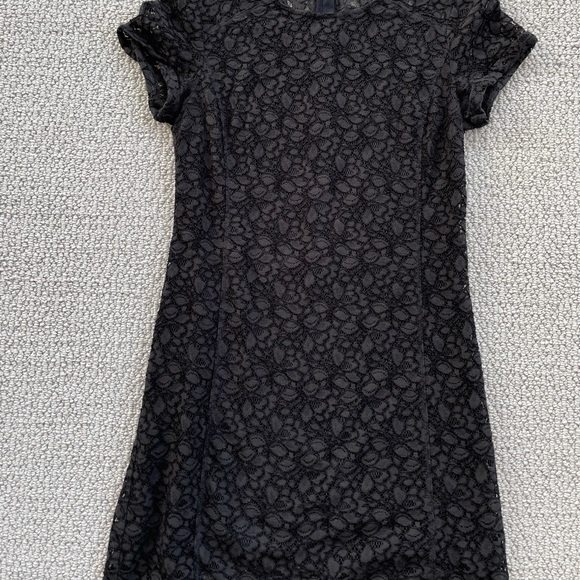 SOLD - Aritzia Talula Black Lace Mini Dress - Picture 3 of 5